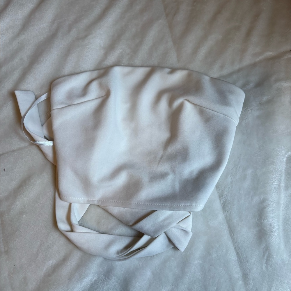 Free people Ivory Strapless Top